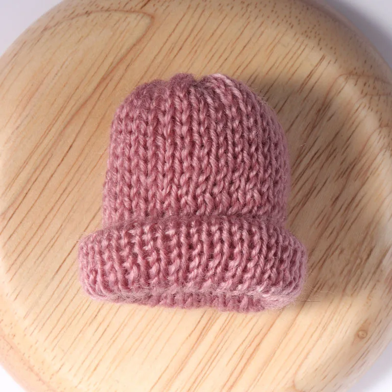 5 см 10 шт. мини мяч вязание кепки DIY Одежда ручной работы материальная шляпа сумка мобильный телефон оболочки Искусство ремесло продукты аксессуары для волос - Цвет: Purple red bean