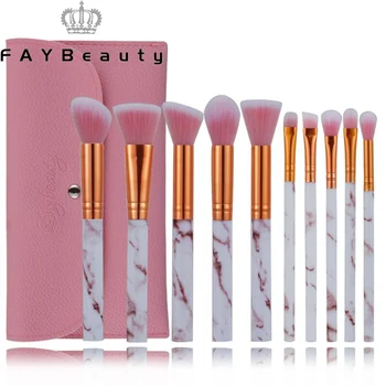 

FAYBeauty 10PCS Makeup Brushes Set Professional Beauty Cosmetics Eyebrow/Eyeshadow/Eyelash Brushes Foundation Powder Brush