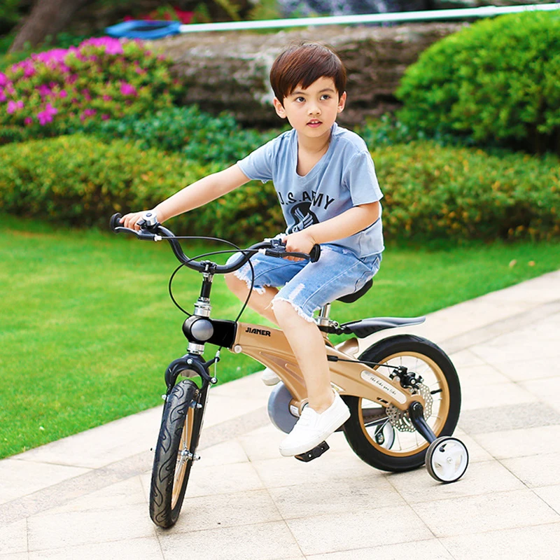 Детский велосипед Сверхлегкий детский велосипед с колесико-стабилизатором из магниевого сплава детский велосипед 12/14/16 дюймов детский велосипед