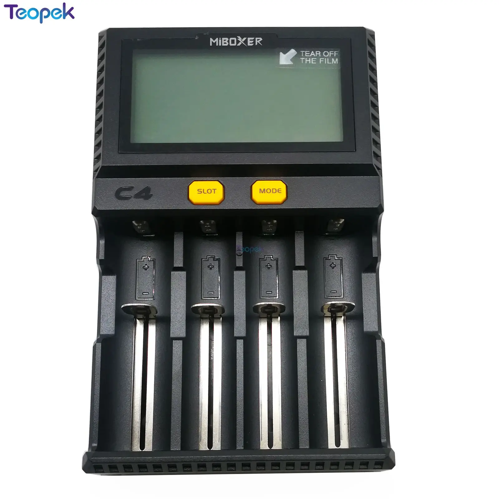 Miboxer C4 lcd зарядное устройство для Li-ion/IMR/INR/ICR/LiFePO4 18650 14500 26650 AAA 3,7 V 1,2 V 1,5 V PK VC4