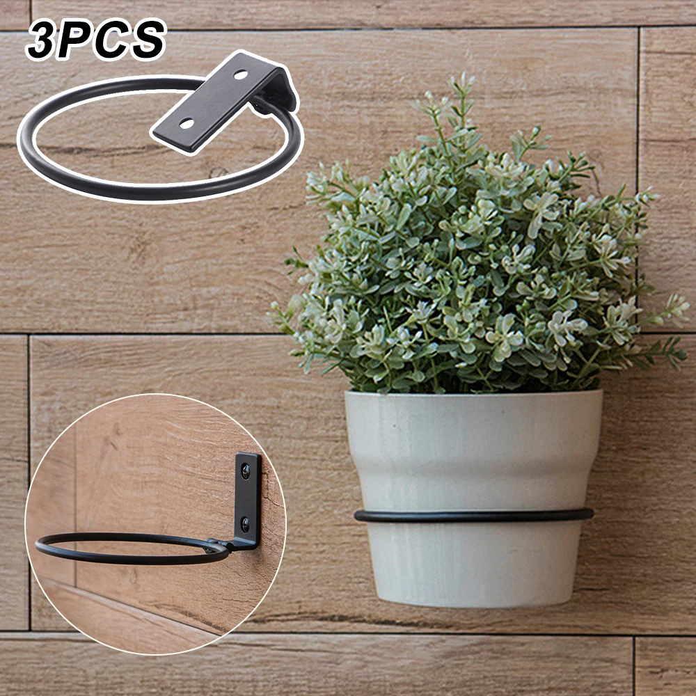3 шт. металлическая Подвесная подставка для цветов из проста в установке сада