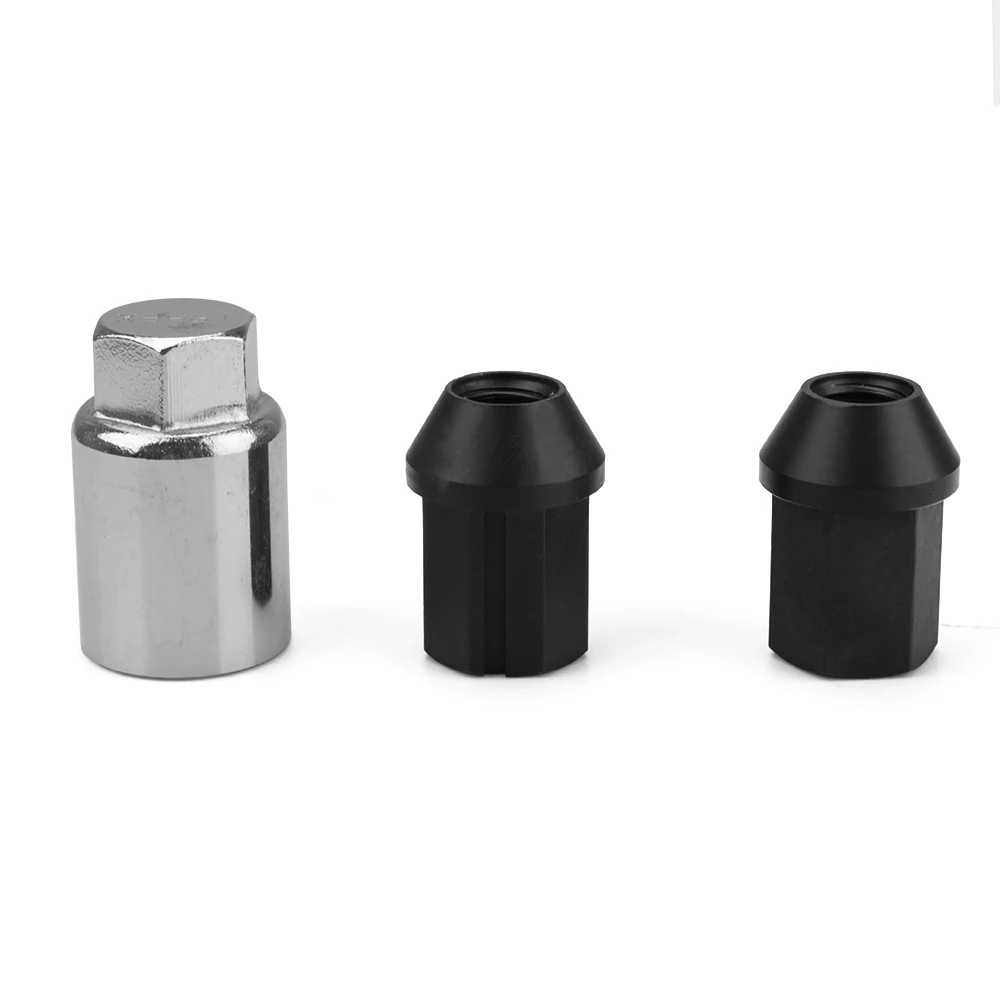 19HEX лучи Колесные гайки Луг гайки m12x1.5 m12x1.25 длина 35 мм с 7 боковым замком гайки противоугонные ключ безопасности сплав алюминий 7075-t6