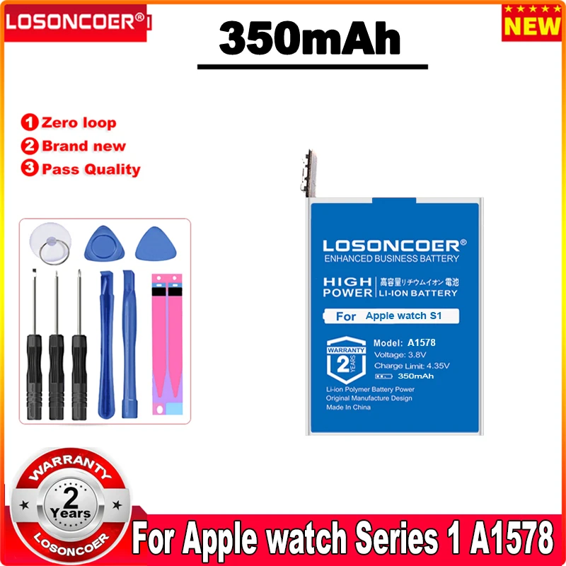 Аккумулятор A1578/A1760/A1761/A1579 350-460 мАч для Apple Watch серии 1 2 38 мм 42 аккумулятор с реальной