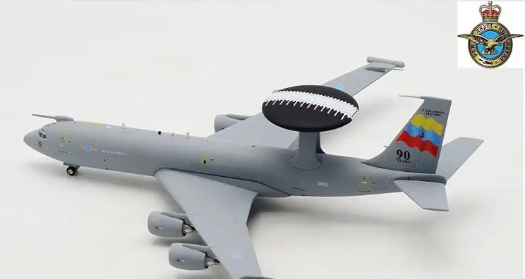 Inflight Королевские ВВС Боинг E-30 часовая AEW1 707-300 ZH103 1/200 литая под давлением