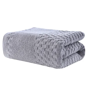 

1pc Pure Cotton Bath Towel Hightly Absorbent Bath Sheet Thicken Shower Towel for Home Hotel Use (White)