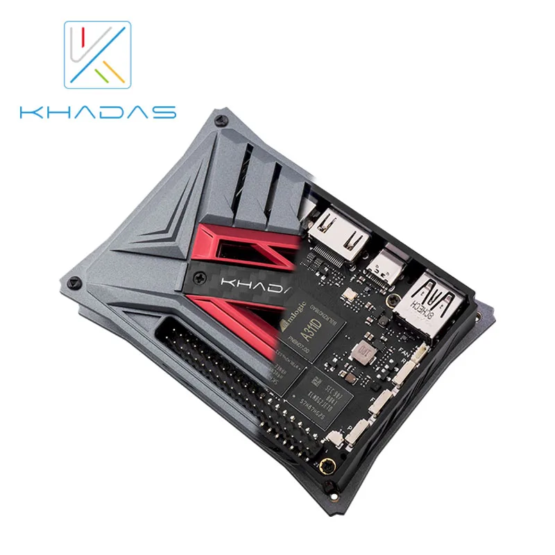 Одноплатный компьютер Amlogic A311D с 5,0 топами NPU AI tensorflow x4 Cortex-A73 x2 A53 ядрами Khadas VIM3 Basic SBC