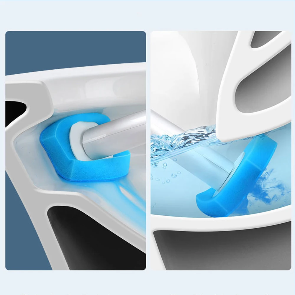 Bathroom accessories toilet brush set toilet brush disposable brush for toilet modern hygienic bathroom accessories long handle cleaner tool for bathroom