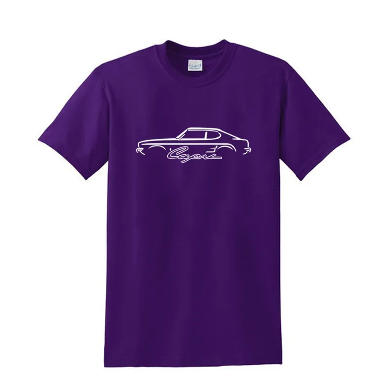 Мужские футболки из хлопка футболка с принтом летняя футболка в стиле ретро Ford Capri MK 1 INSPIRED CLASSIC CAR футболка с короткими рукавами