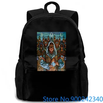 

BLUE OYSTER CULT Black women men backpack laptop travel school adult student