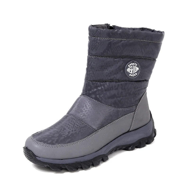 Fujin/женские зимние ботинки Водонепроницаемая длинная плюшевая теплая обувь