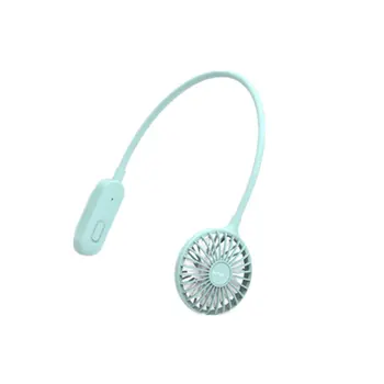 

Headphones Hanging Neck Fan USB Portable 360degree Rotating Mini Fans Folding Clip Practical Fans No Timing CE Cn(origin) Cimiva