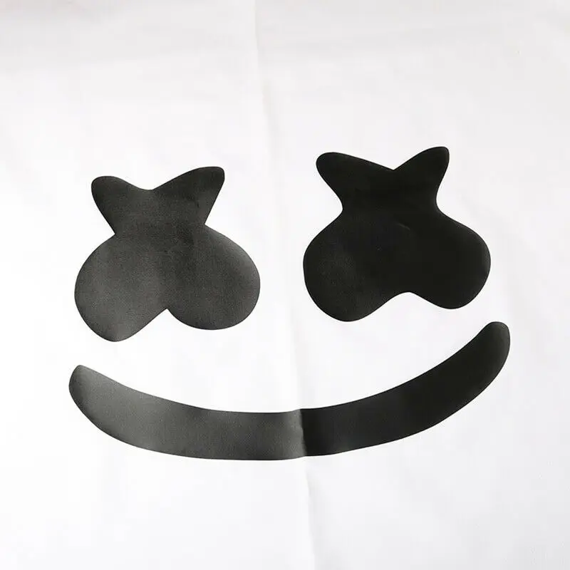 Приготовление пищи с Marshmello Косплей DJ запах белый кухонный фартук вентиляторы реквизит