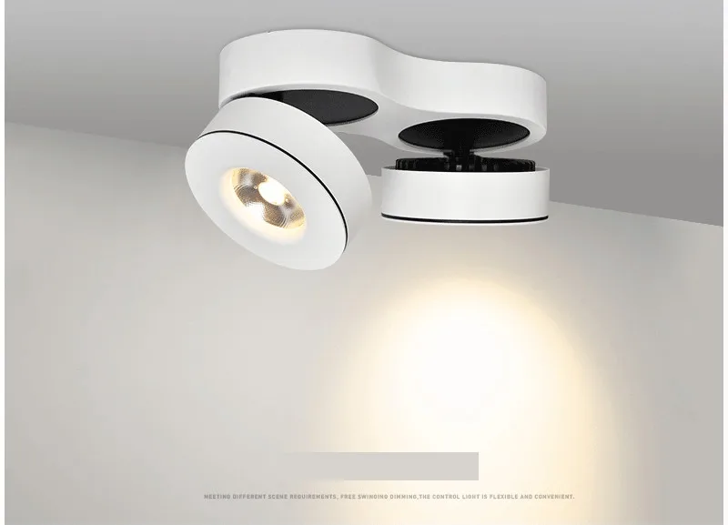 明装射灯可调角度led天花灯服装店铺商用豆胆斗胆灯吸顶双头射灯-tmall_11 - 副本