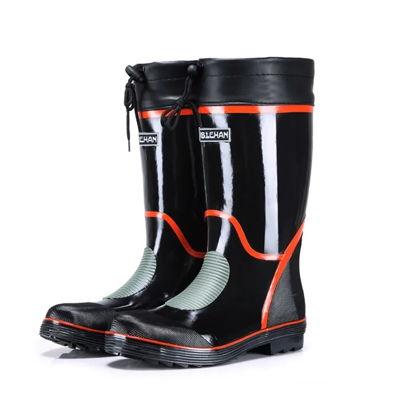 

Rubber High Boots Wading Waterproof Shoes Fishing Waders Water Wellies Aqua Work Men 39-44 Non-slip sole All-season Reef Unisex