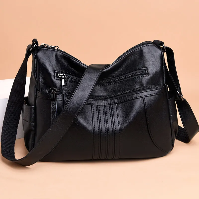 Женские сумки на молнии Bolsa Feminina роскошные из мягкой кожи дизайнерские женские