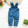 DIIMUU Autumn Kids Clothing Baby Toddler Bib Pants Girls Denim Overalls Casual Jeans Dungarees Children Rompers 1-4 Years ► Photo 2/6