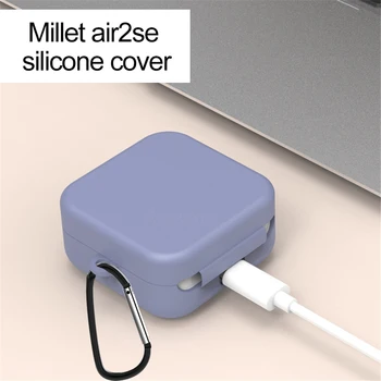 

on Xiomi mi Air2 SE TWS Silicone Case for Xiaomi Air 2 SE AirDots Pro / 2SE Earphone Protective Cover skin my soft coque + Ring