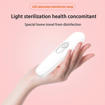

USB Rechargeable Sterilizer Lamp Wand Lightweight Disinfection Handheld UVC Light Offices Indoor Killing Protection