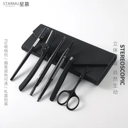 Eye Brow Shaper Suit Eyebrow Pencil Eye-Brow Knife Eyebrow Tweezers Waterproof  Natural Makeup Beauty Tools Eye Brow Trimmer