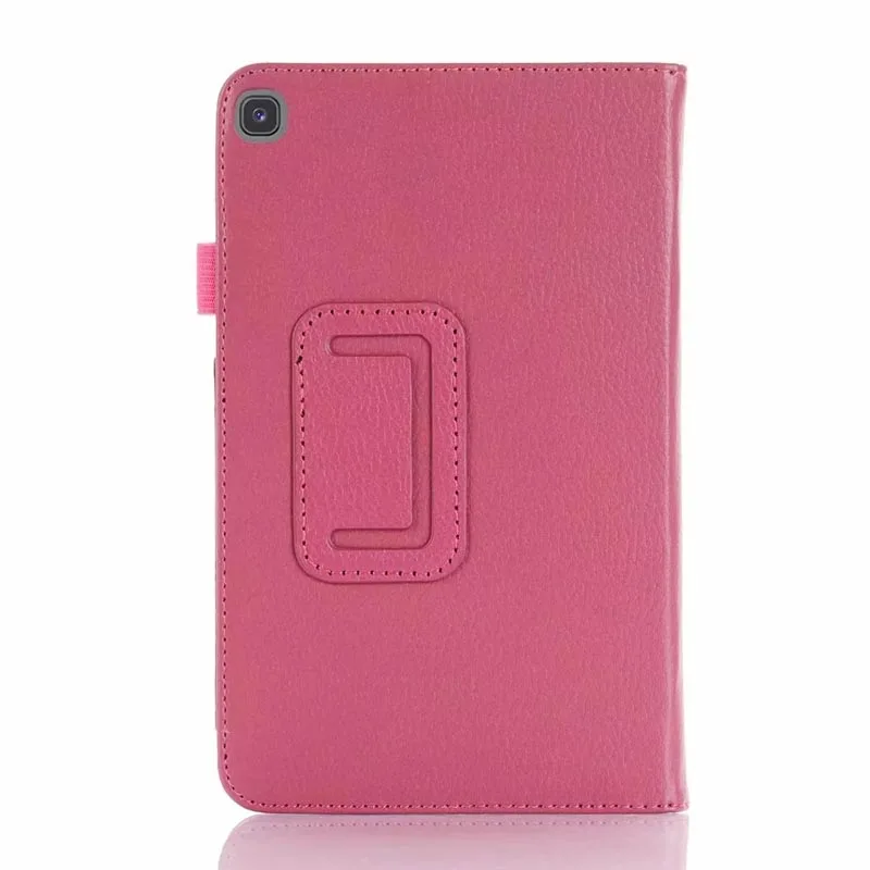 30Pcs/lot For Samsung Galaxy Tab A 8.0 Case Slim Folding Stand Cover for Galaxy Tab A 8.0 inch SM-T290 T295 Tablet - Цвет: RoseRed