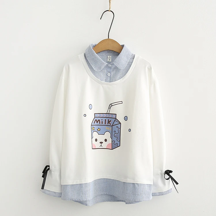 Kawaii Bear Milk Harajuku Sweater - Limited Edition