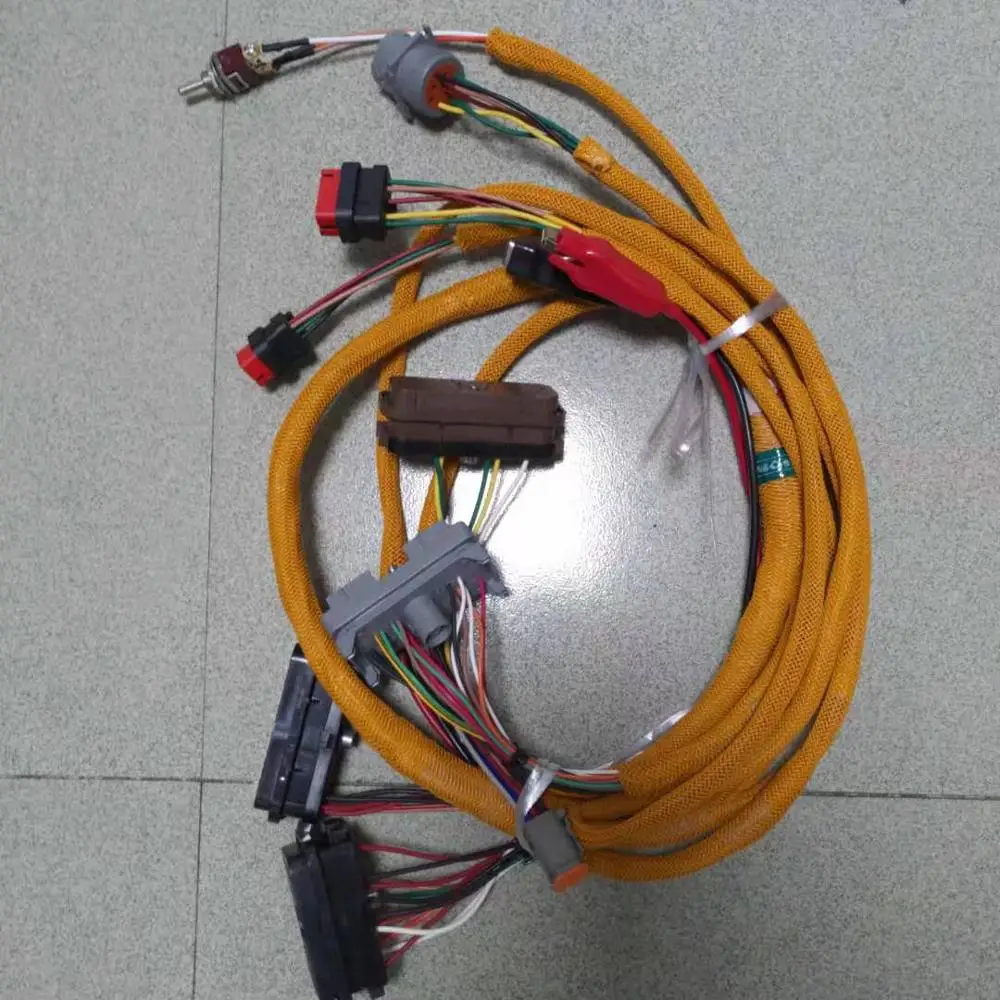 Excavator CAT parts ECM Testing wire detect wiring for complete wiring harness C6.4 C7-C13