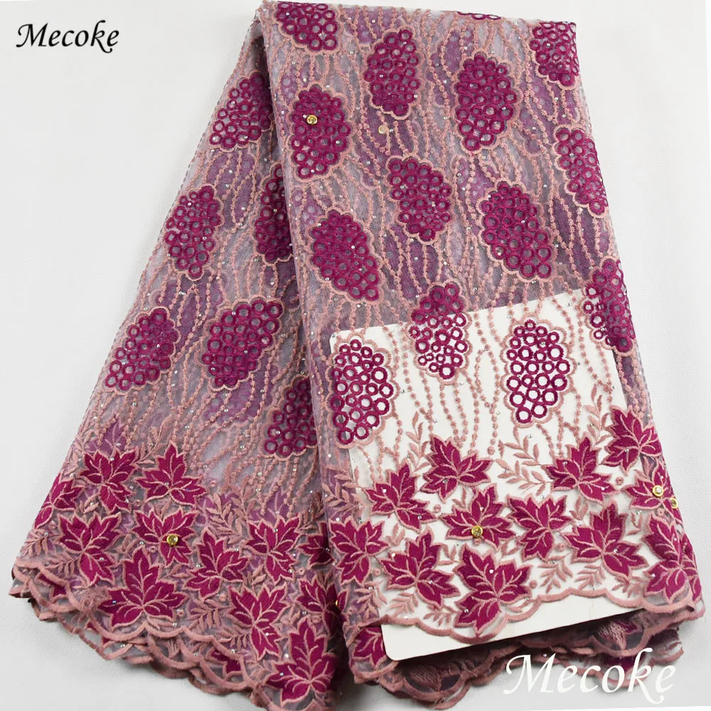 Новое поступление 2019 Африканское Сетчатое кружево с блестками французская