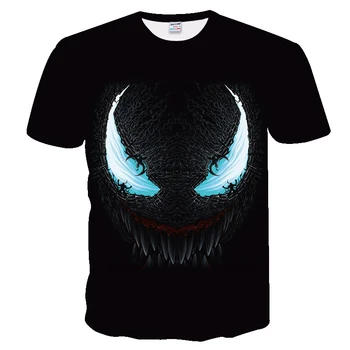 

Harajuku Venom Eyes Printed T-shirts Men Women Movie T Shirts Marvel Hero Venom 3D T shirt men Newest Hip Hop Christmas Eve Tops