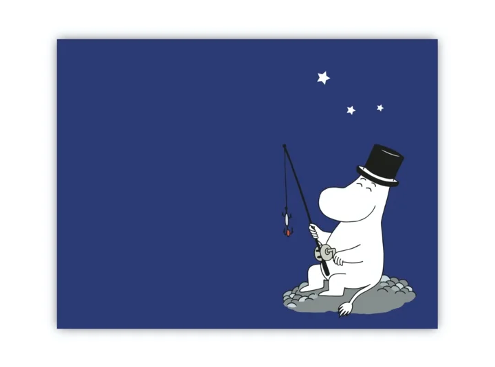 Настольный коврик Moomin Муми папа Dark Blue | Дом и сад