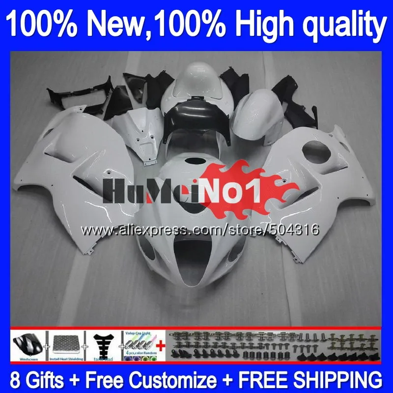Hayabusa для SUZUKI GSXR 1300 2002 2003 2004 2005 2006 2007 28MC. 117 Белый Черный GSXR-1300 GSXR1300 96 02 03 04 05 06 07 обтекатель