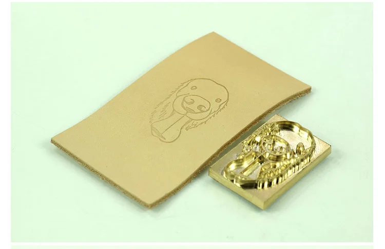 Сделай Сам кожа под заказ медь латунь форма резьба торговая марка печать