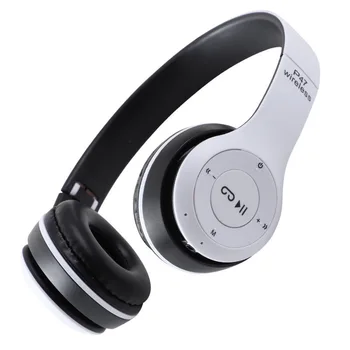 Bezprzewodowy zestaw słuchawkowy Bluetooth słuchawki z redukcją szumów Hifi Stereo Bass słuchawki z pałąkiem na głowę słuchawki z mikrofonem do tabletu komórkowego Xiaomi tanie i dobre opinie Fittingood Rohs Ortodynamiczna CN (pochodzenie) wireless 88dB 40mW 1 2m Do gier wideo Słuchawki HiFi Liniowa Kabel do ładowania