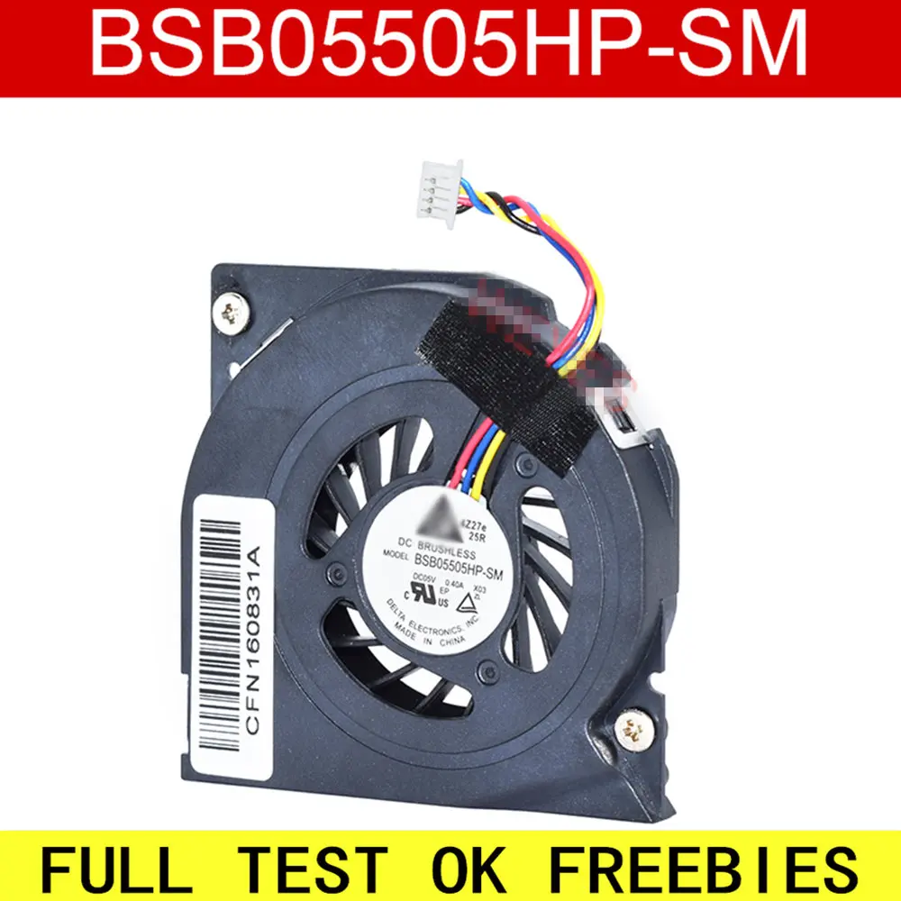 New BSB05505HP-SM DC05V 0.40A CPU Fan For Gigabyte BRIXS GB-BXi5H-4200 GB-BXi5-5200 Cooling Fan 4Pin 4Wire