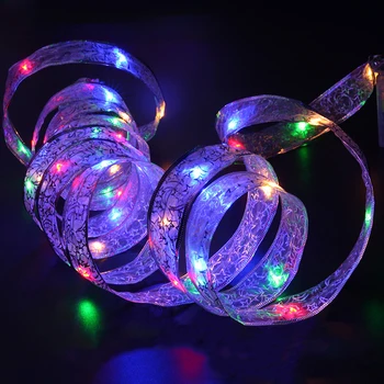 

4M 40 LED Ribbon Fairy String Lights LED Gift Wrap Christmas Tree Decor Xmas Fairy String Lights Strip