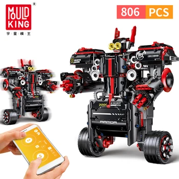 

2020 New Intelligence APP Remote Control STEM Technic Robot Building Blocks Bricks Toys For Children