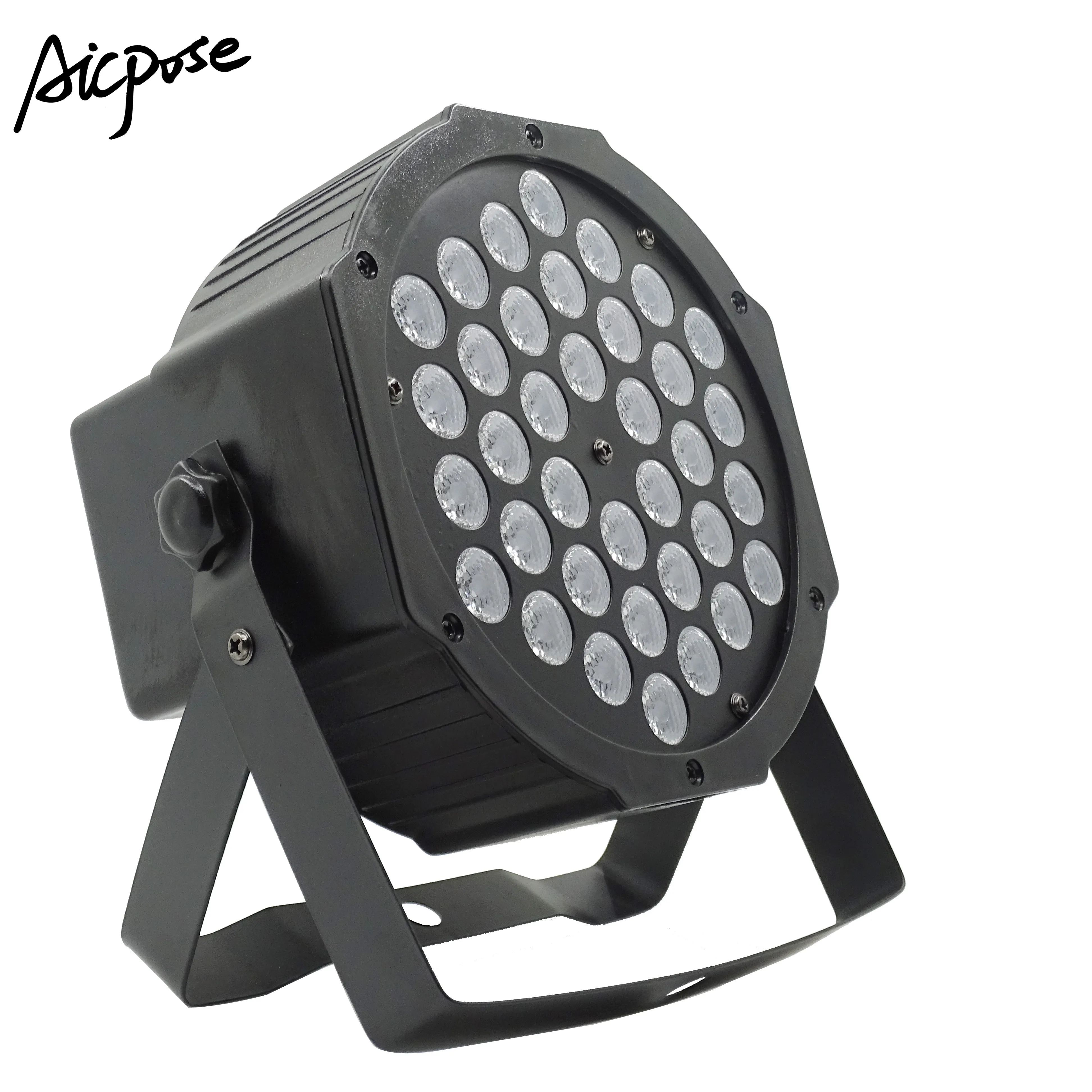4pcs/lotsLED Par light 36x3W RGB Par Light With DMX512 Master Slave 36*3w Led Flat DJ Equipments Stage Color Par Light