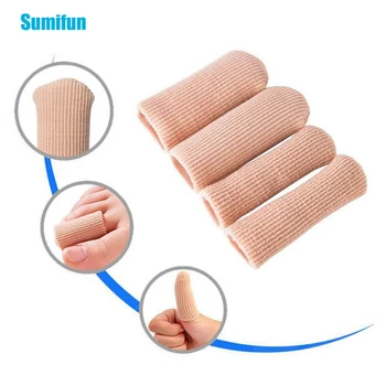 

1pcs Toe Protectors Silicone Stretched Cuttable Tube Moisturizing Protector for Toe Bunion Corn Callus Feet Pain Relief Size M L