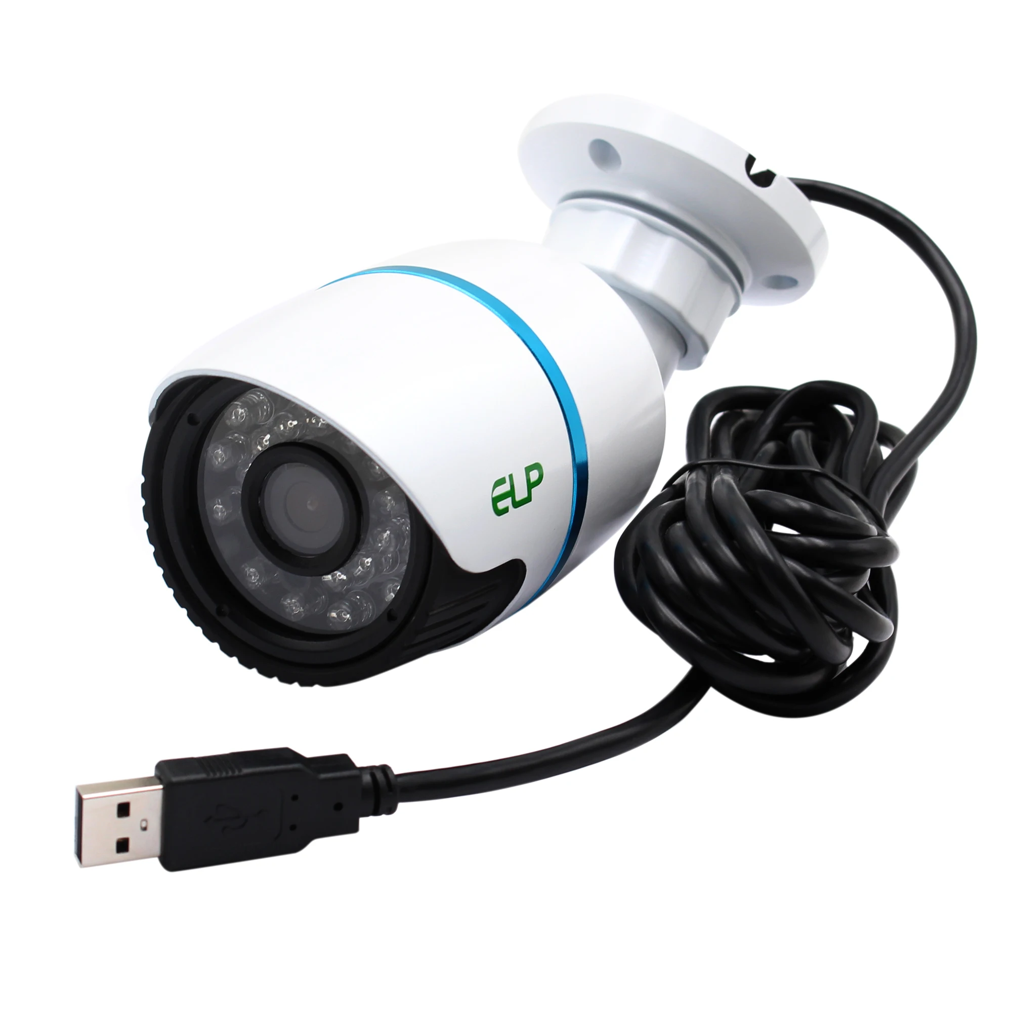 CCTV Surveillance outdoor Waterproof 2MP H.264  IMX323 Low light Night Vision USB Webcam Camera for Home office Security, 
