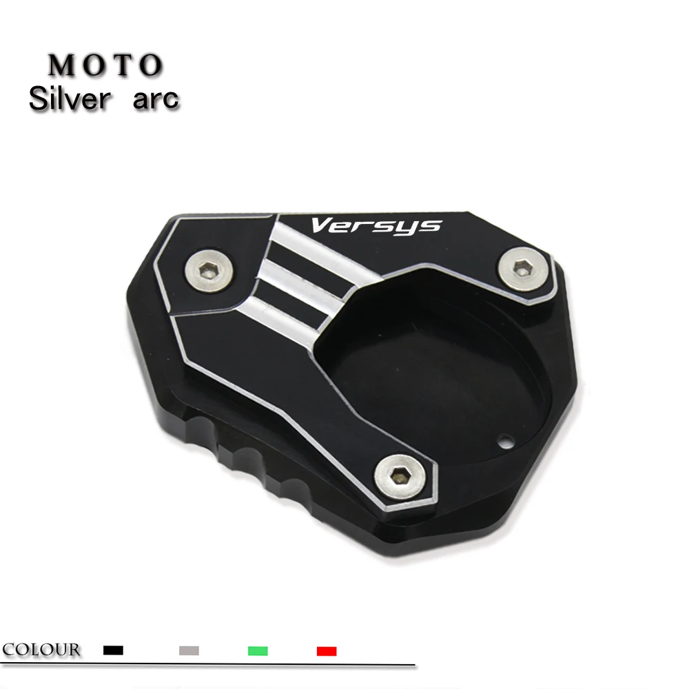 

Motorcycle Waase for Kawasaki i KLE650 VERSYS 650 VERSYS650 2010 -2019 Kickstand Foot Lateral Support Extension Pad Support Pl