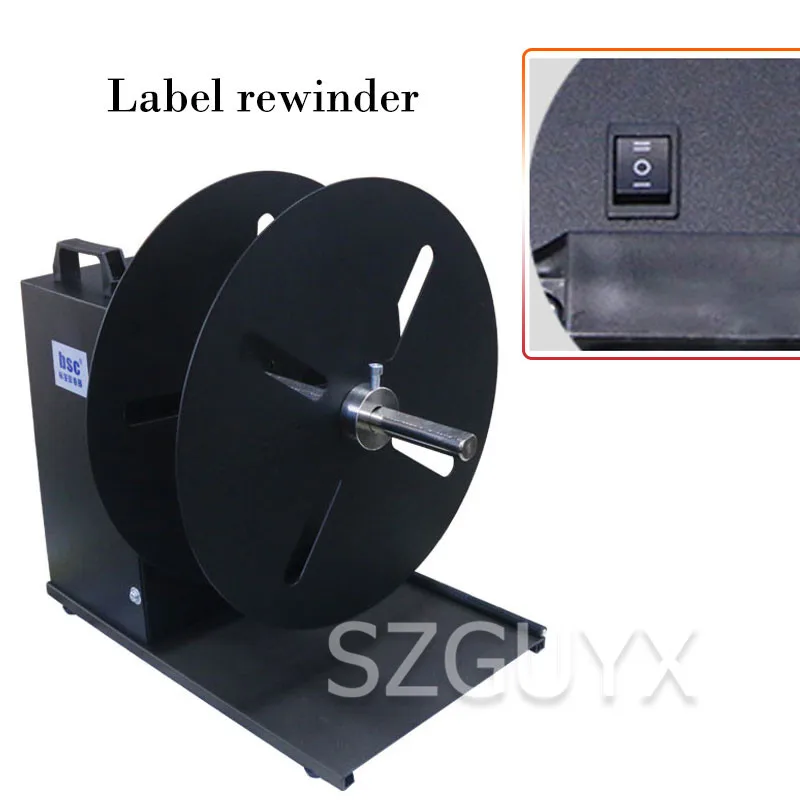 label rewinder machine