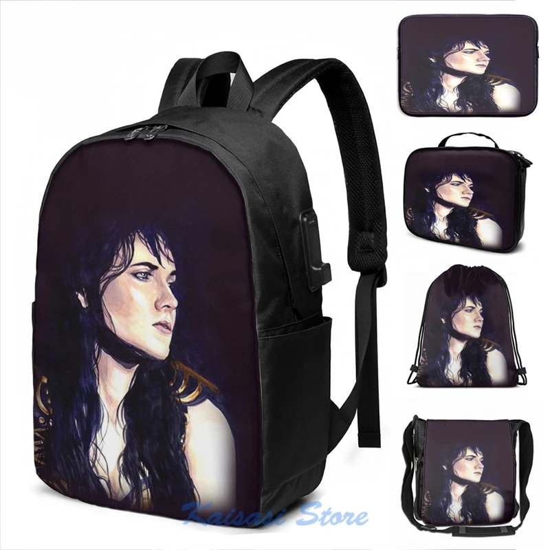 Поврежденный но не сломанный акварельный рюкзак с USB-зарядкой для мужчин и женщин