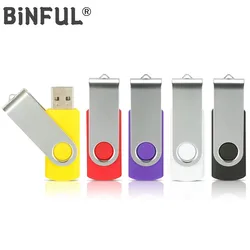 BiNFUL-unidad Flash Usb 360, Pendrive de alta velocidad con rotación de 2,0 °, 4GB/8GB/16GB/32GB/64GB/128GB/256GB, gran oferta