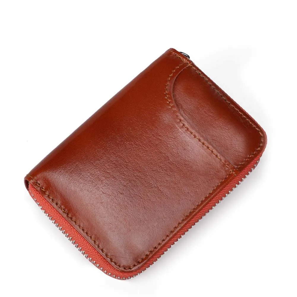 Men Women Short Purse PU Leather Card Holder Coin Pouch Billfold Wallet Clutch Money Bag-OPK