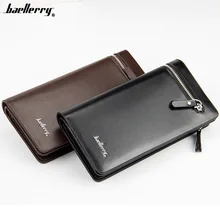 

Baellerry Men Long Wallet Clutch Bag Credit Card Holder Purses Carteira Masculina Carteras Billetera Hombre Leather Money Portfe