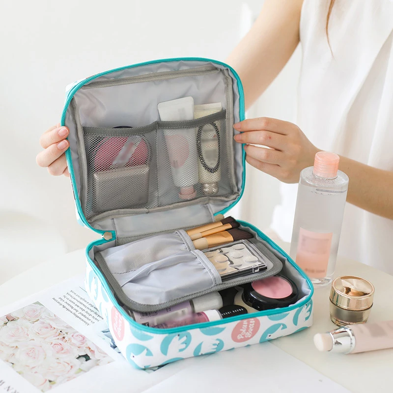 

Waterproof Makeup Bag Home Travel Cosmetic bags Organizer Multifunction Classified Makeup Bags Women Storage Cosmetic Toiletry