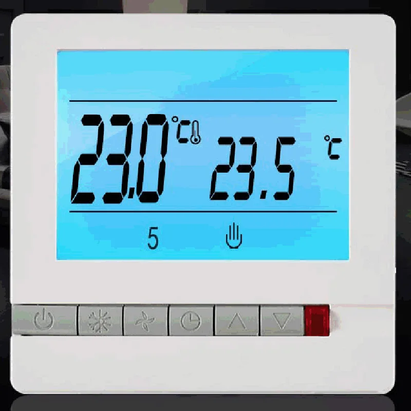 

16A 230V Electric Floor Heating Thermostat Temperature Controller Instrument Programmable Thermostat LCD Display Screen Electric