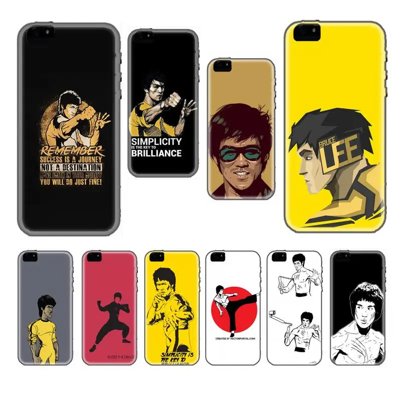 Брюс Ли китайский кунг-фу роскошный брендовый чехол fundas carcasa аксессуары etui capas для