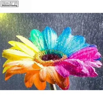 

Diamond Painting Flowers Living Room Decoration Diamond Embroidery Flora Needlework Crafts Diamond Mosaic Full Square 5D DIY