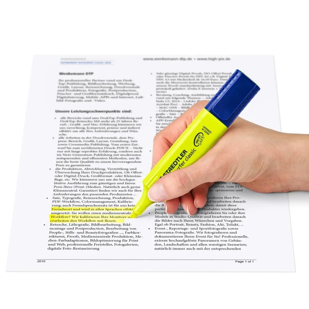 Набор классических маркеров Staedtler Textsurfer маркеры с наклонным кончиком