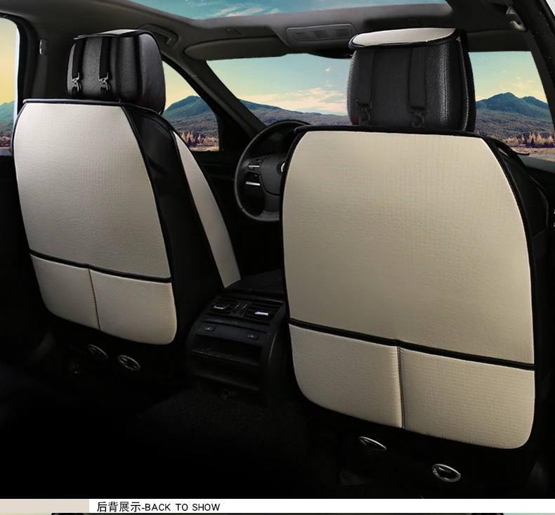 Full Coverage flax fiber car seat cover auto seats covers for chevroletcaptiva cobalt cruze epica equinox lacetti